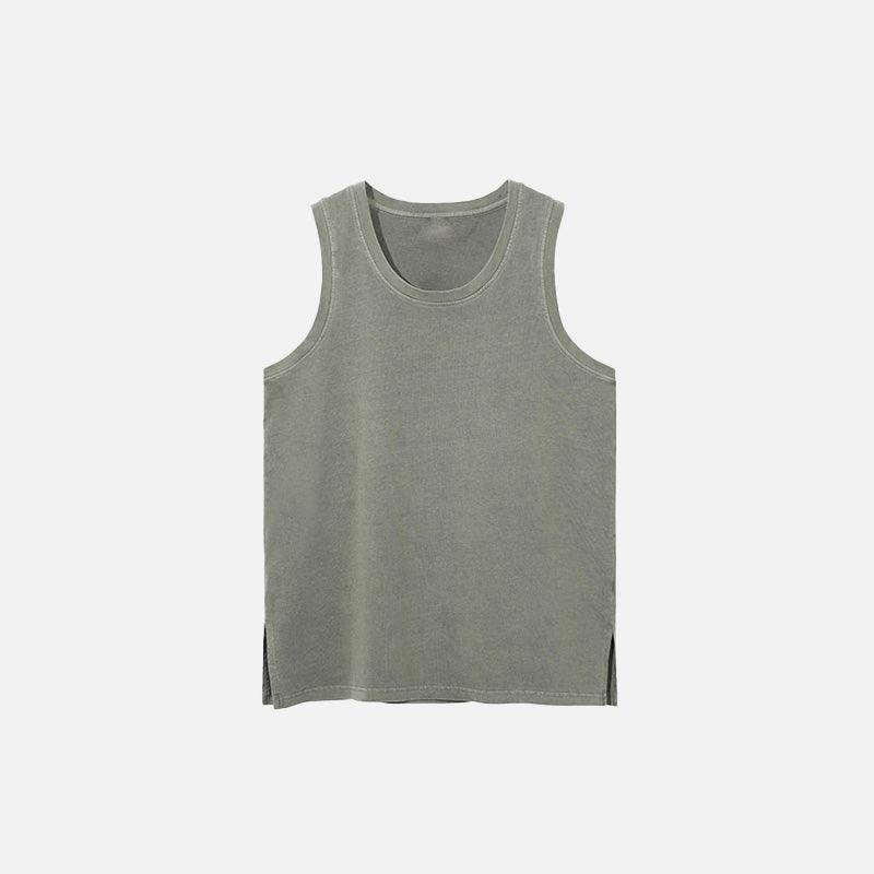 Side Slit Unisex Sleeveless T-shirt - tntwear1