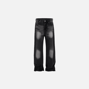 Faded Black Denim Jeans - tntwear1