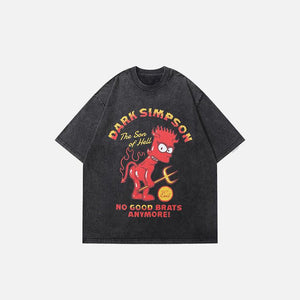 Dark Simpson Loose T-Shirt - tntwear1