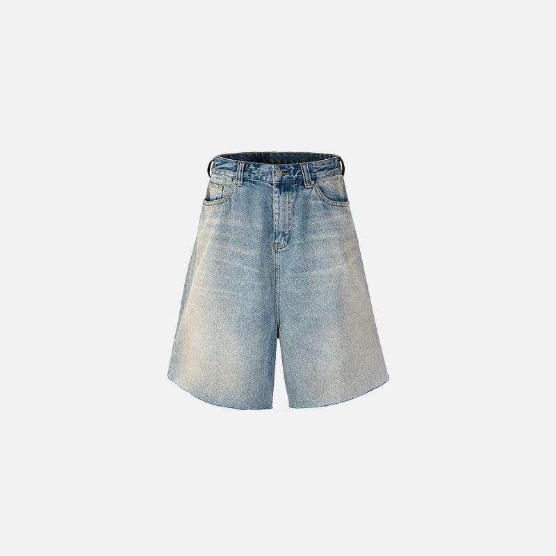 Retro Blue Washed Women's Jorts - tntwear1