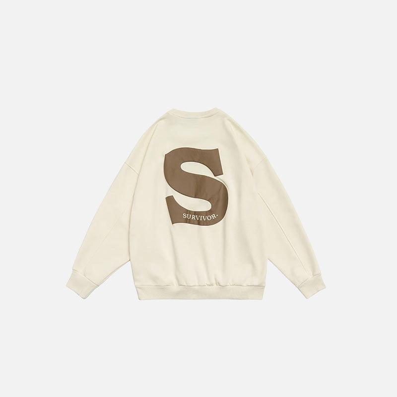 S Foaming Print Sweatshirt - tntwear1