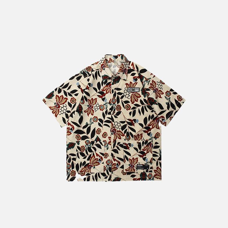 Y2k Floral Aloha Shirt - tntwear1