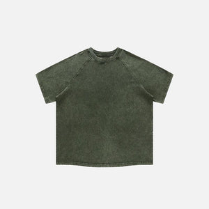 Loose Retro Washed T-shirt - tntwear1