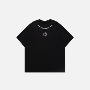 Loose Chain Printed T-shirt - tntwear1