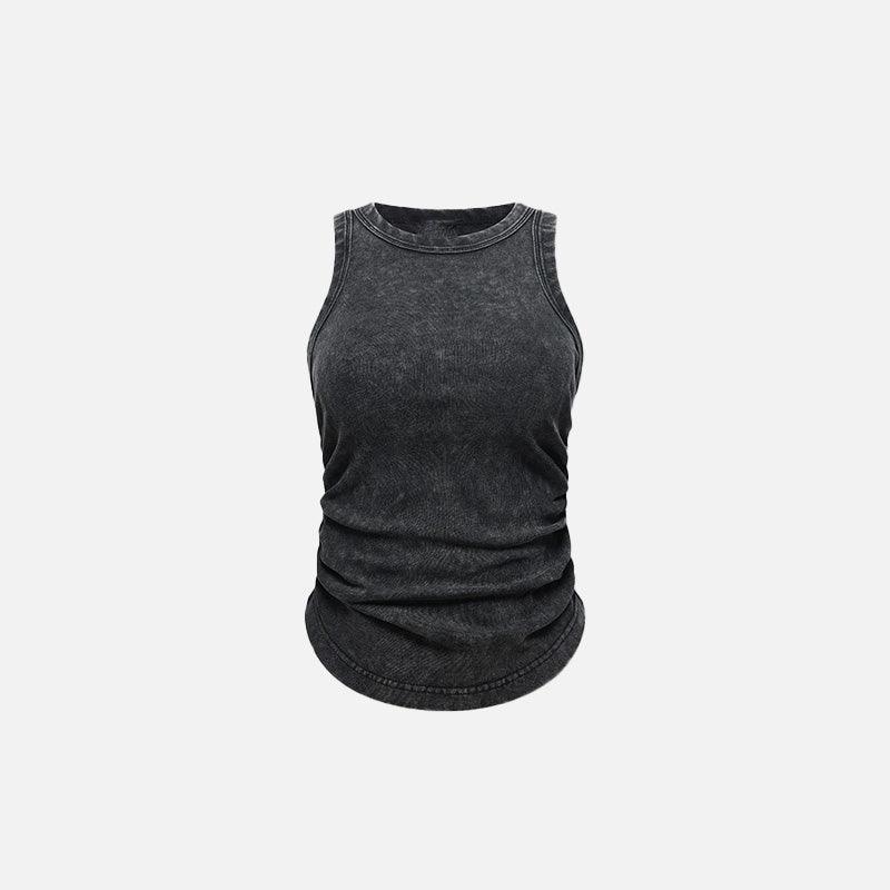 Washed Solid Color Women's Top - tntwear1