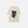 Gothic Cat Loose T-shirt - tntwear1