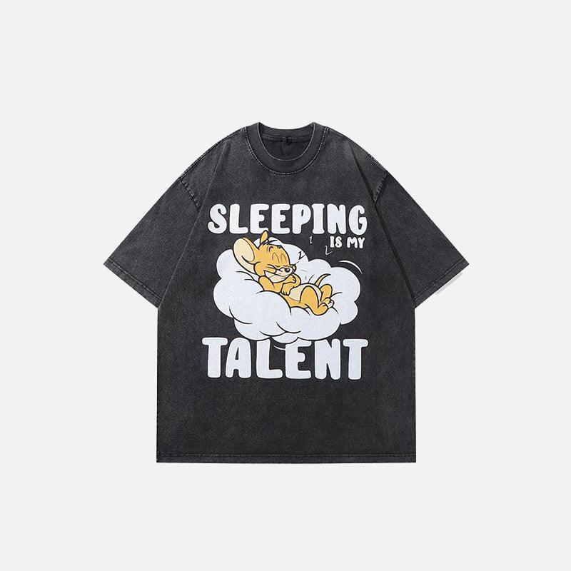 Sleepy Jerry Printed T-shirt - tntwear1