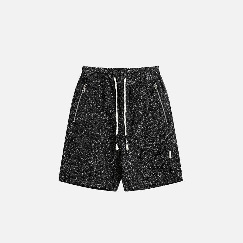 Modern Speckled Drawstring Shorts - tntwear1