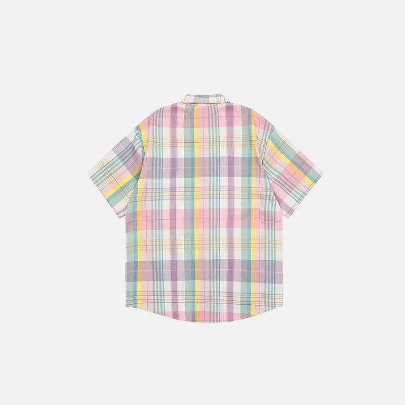 Vintage Star Plaid Shirt - tntwear1