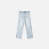 Washed Ripped Straight Denim Jeans - tntwear1