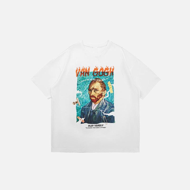 Van Gogh Oil Painting T-shirt - tntwear1