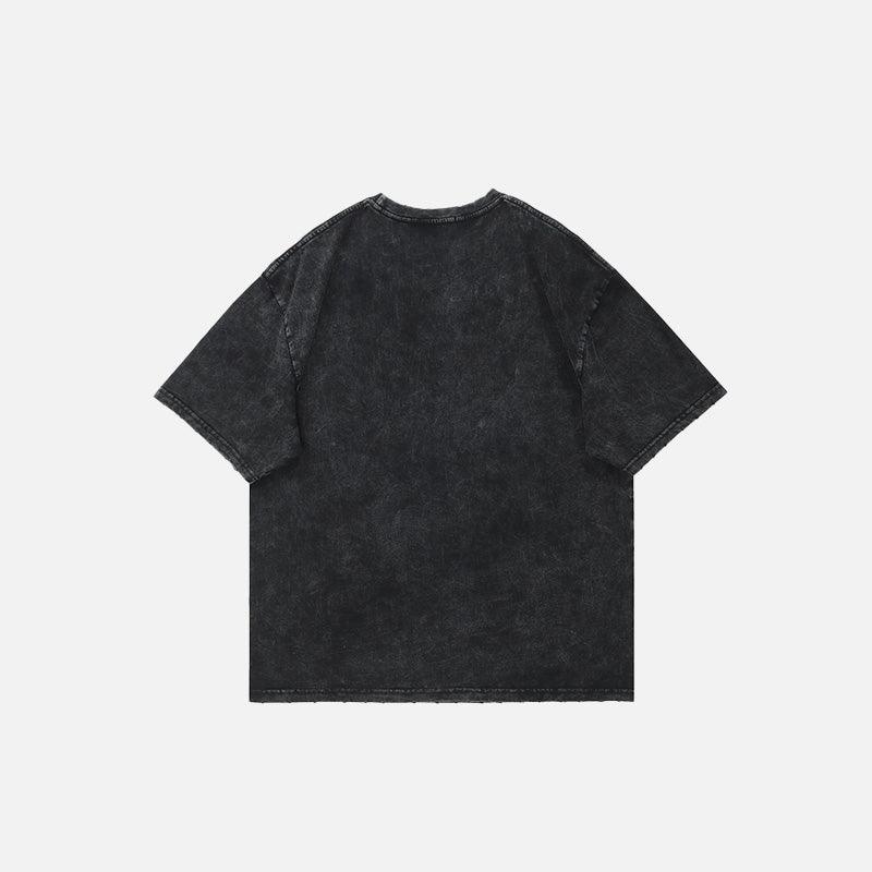 Loose Washed Suspend T-shirt - tntwear1