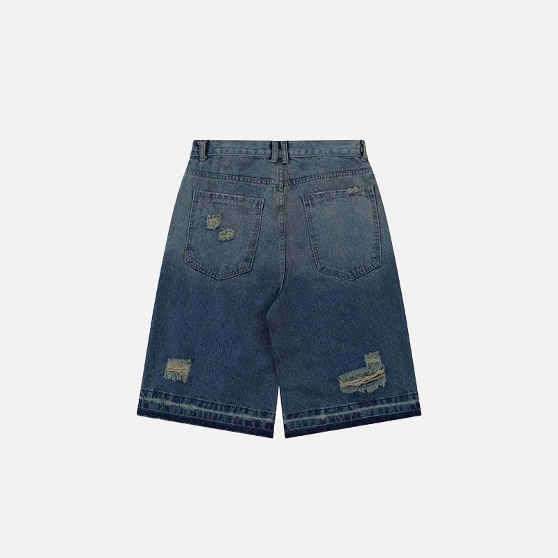 Y2k Ripped Washed Jorts - tntwear1