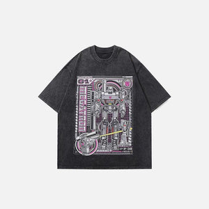 Vintage Loose Anime Robot T-shirt - tntwear1