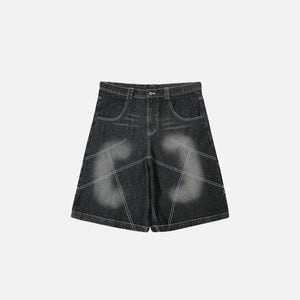 Y2k Baggy Reverse Washed Jorts - tntwear1