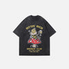 Sitting High Washed Bee Printed T-shirt - tntwear1