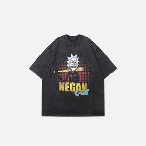 "Negan C-137" Rick Printed T-Shirt - tntwear1