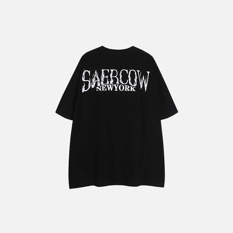 Shadow Grunge Oversized T-shirt - tntwear1