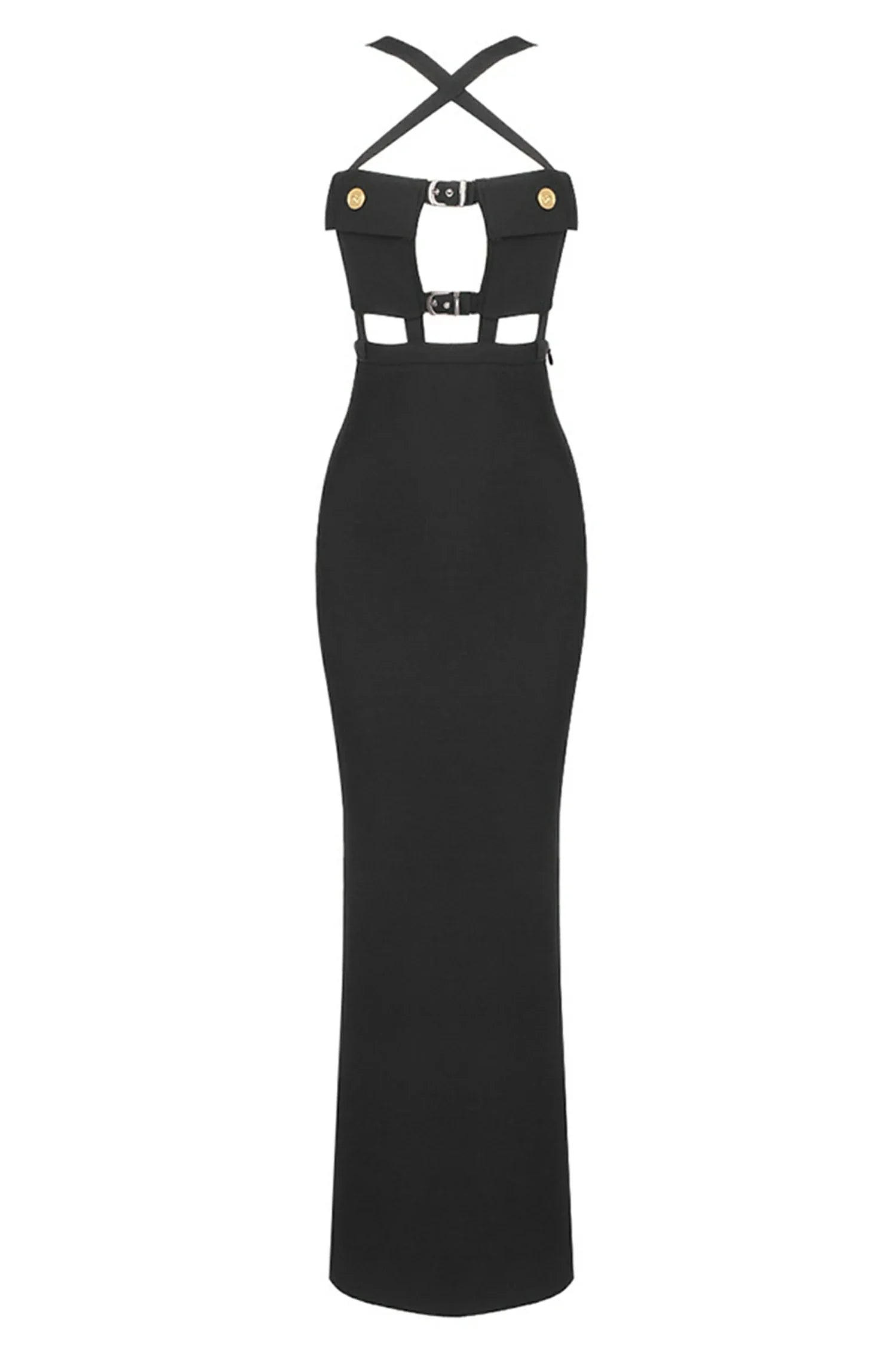 Annalyn Strap Cutout Maxi Dress