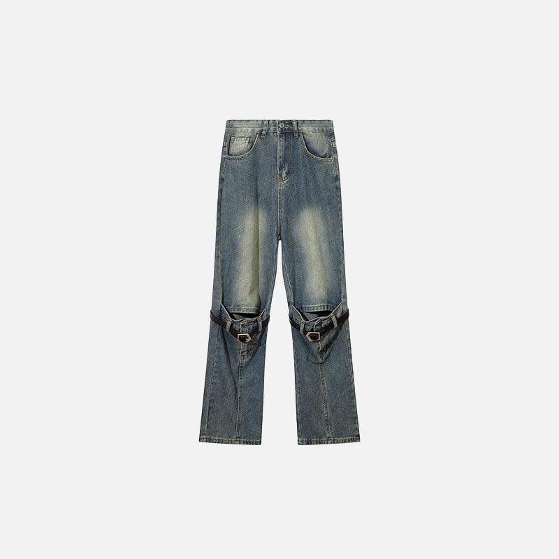 Detachable Versatile Denim Pants - tntwear1