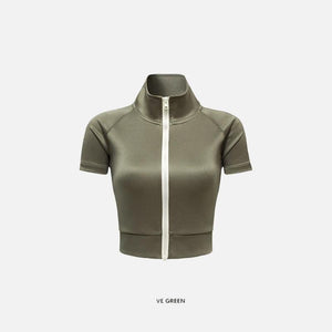 Y2k Women's Zip-up Crop Top - tntwear1