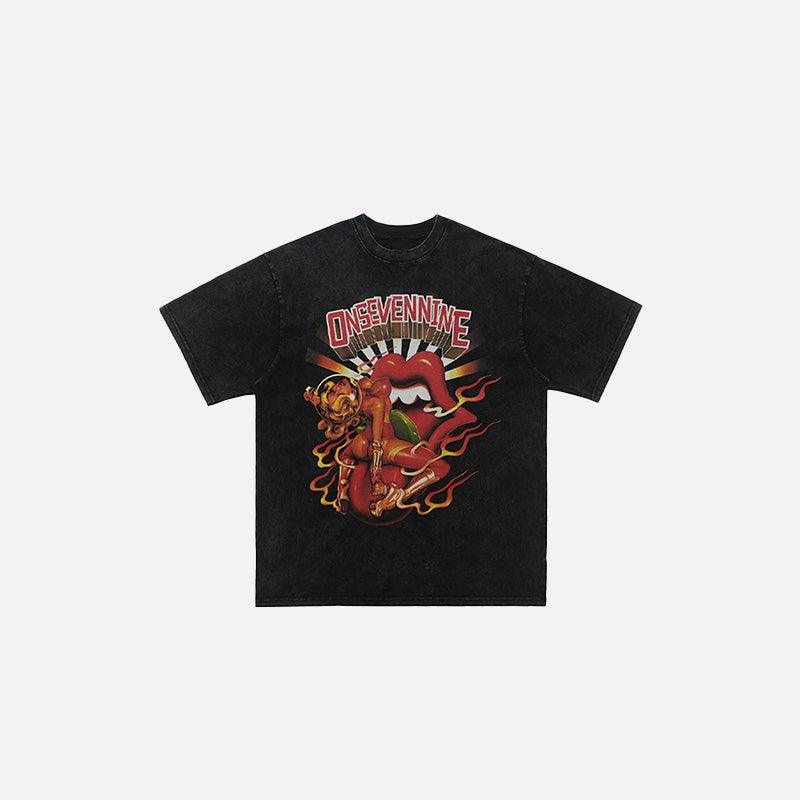 Graphic Blaze T-shirt - tntwear1