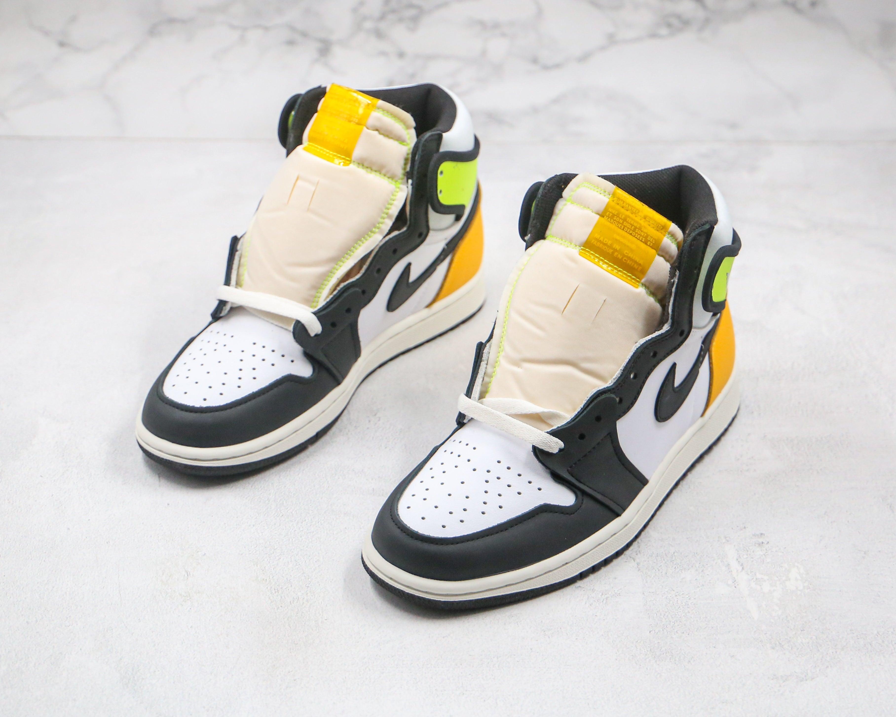 Custom Air Jordan 1 Vlot Gold High Q ( Customs And Box ), Jordan 1 Sneakers Active - tntwear1