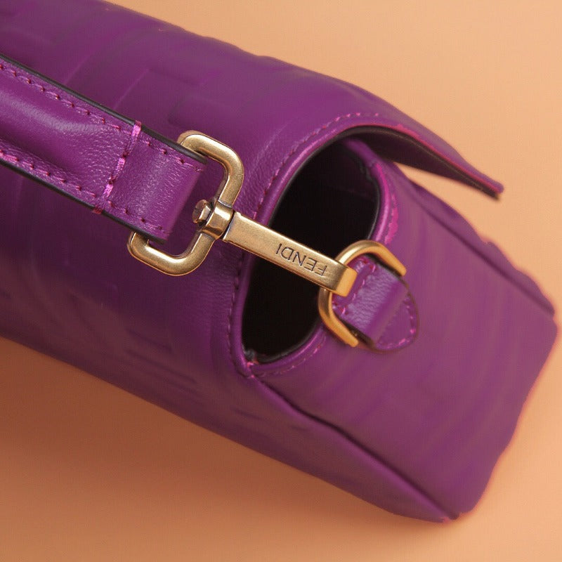 Tntwear - Baguette Nappa Shoulder Bag Lilac