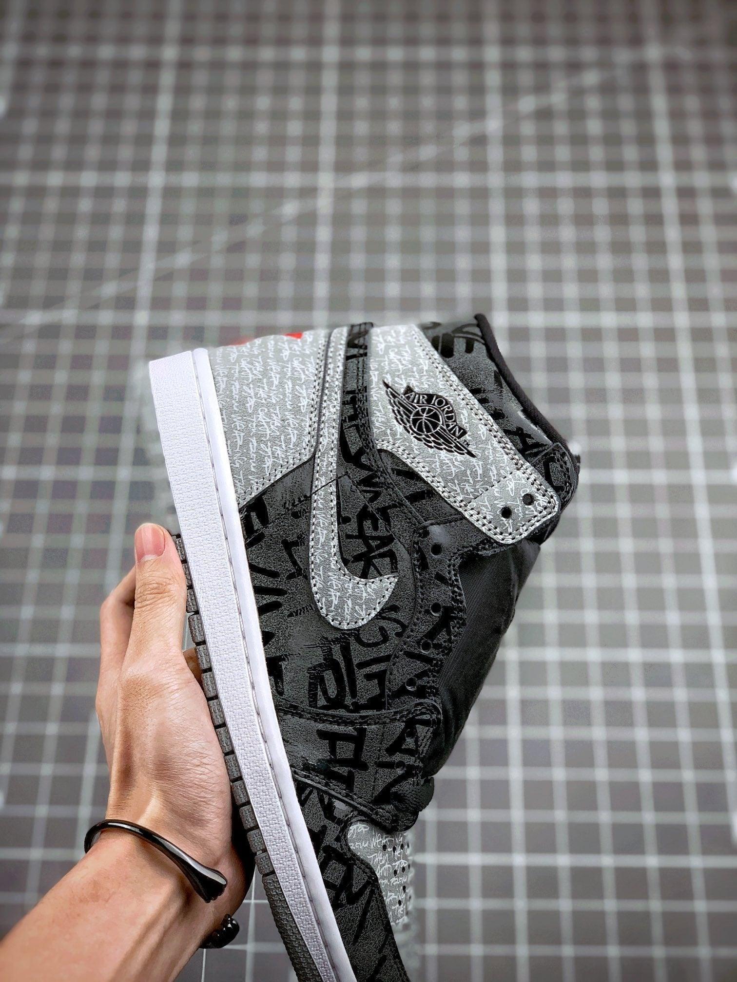 Custom Air Jordan 1 OG "Rebellionaire" Black Ash Rebellion - tntwear1