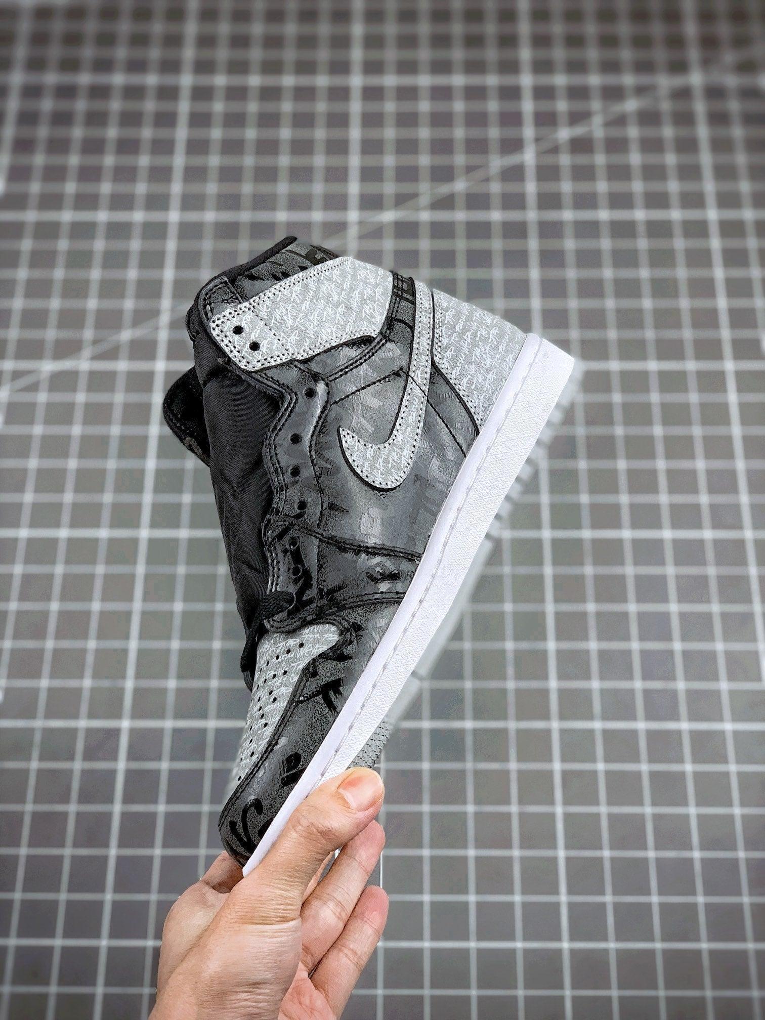 Custom Air Jordan 1 OG "Rebellionaire" Black Ash Rebellion - tntwear1