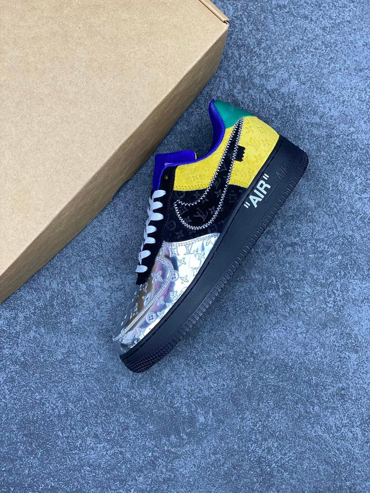 Custom Lv x Nk Air Force 1 Low - tntwear1