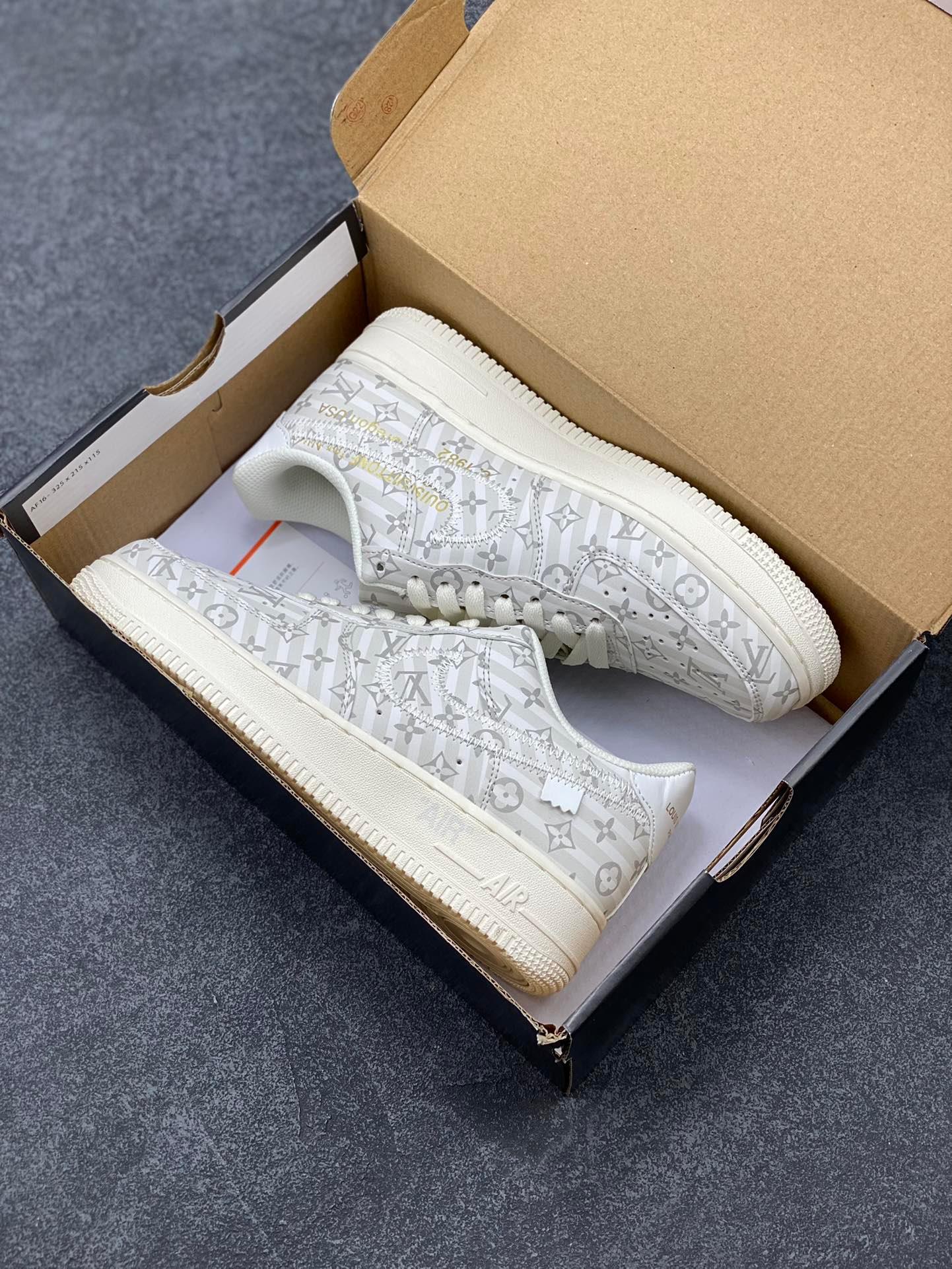 Custom LV x Off-wht x NK Air Force 1 1A9V9E - tntwear1