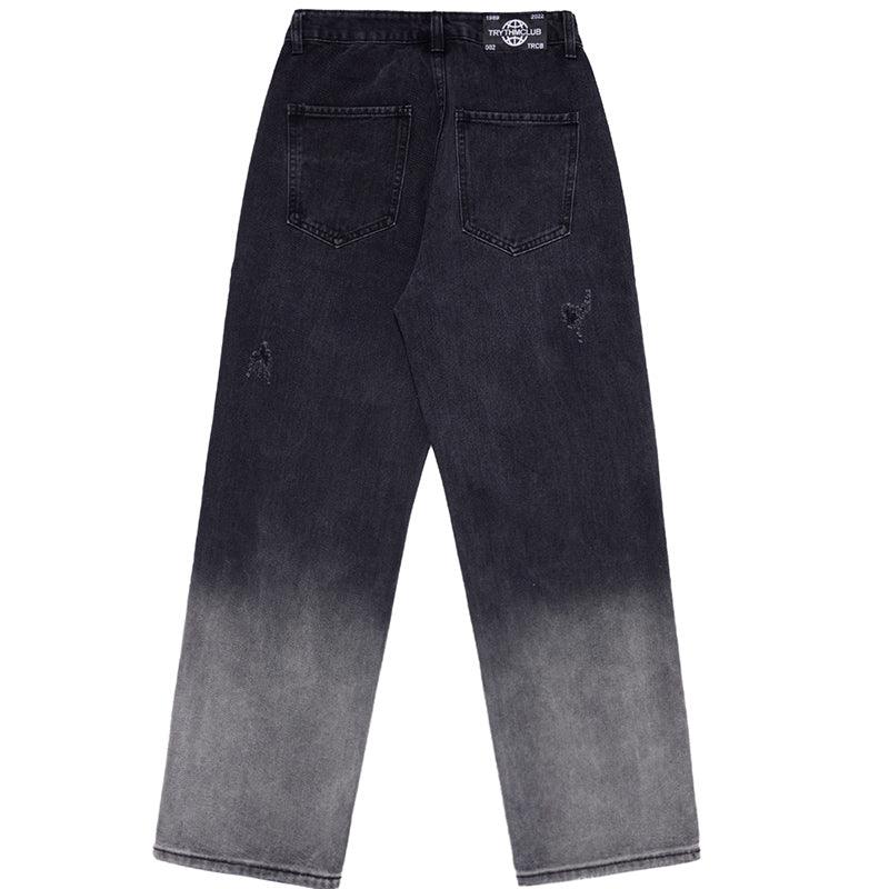 1984 Gradient Jeans Fringed Stars - tntwear1