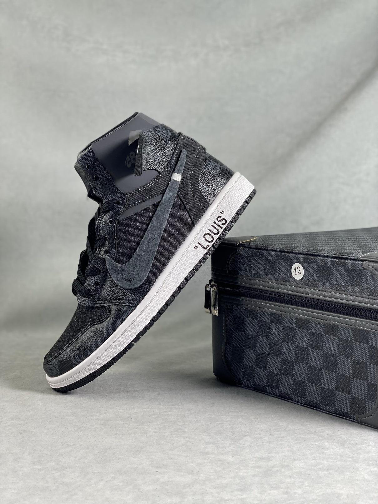 Custom Air Jordan 1 x LV Logo - tntwear1