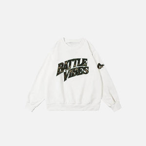 Battle Vibes Camo Sweatshirt - tntwear1