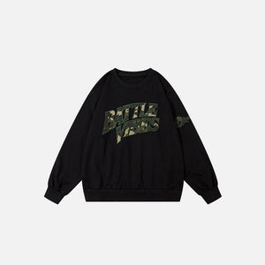 Battle Vibes Camo Sweatshirt - tntwear1