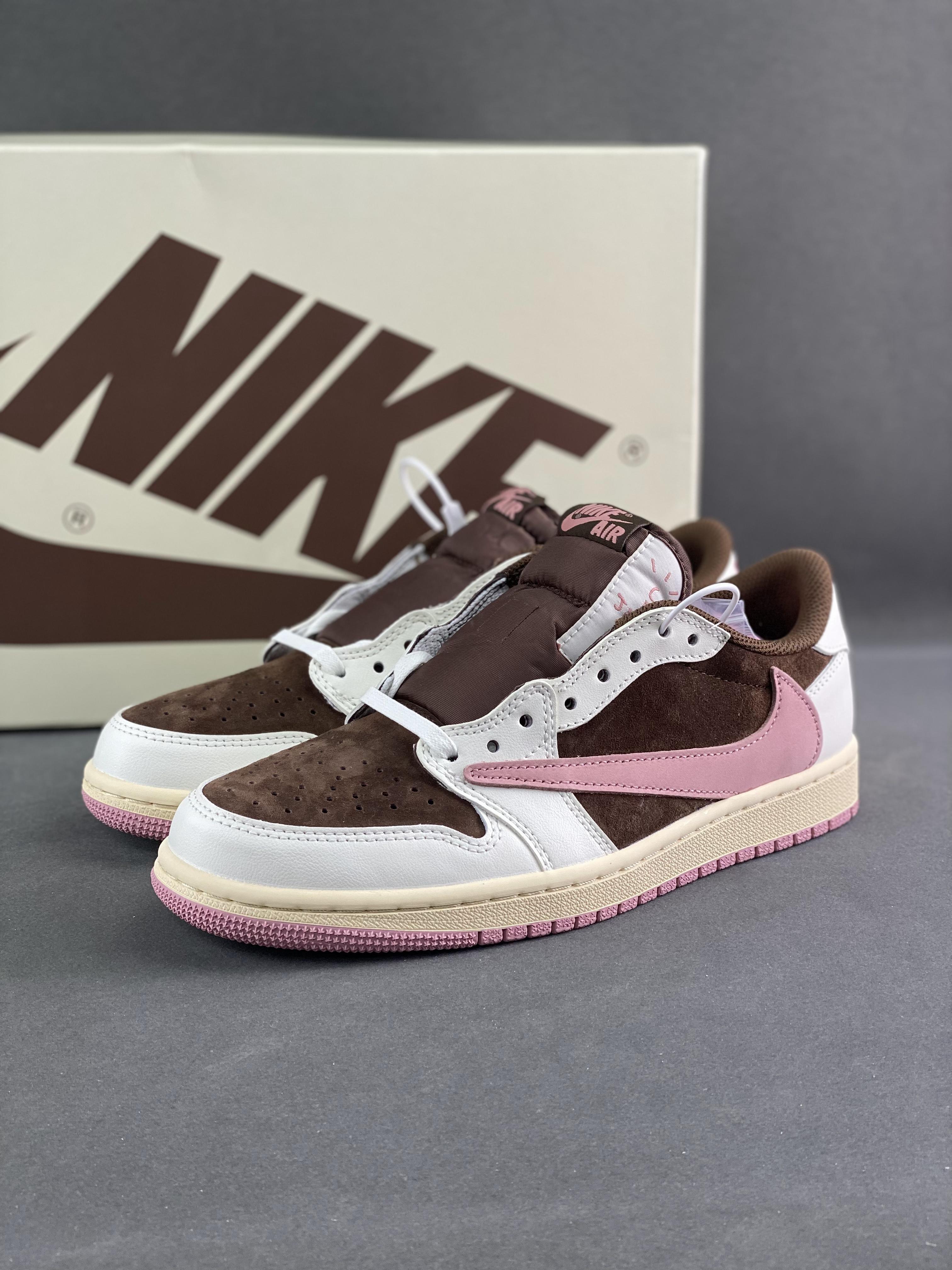 Custom Travis Scott x Air Jordan 1 Low DX4131-206 - tntwear1