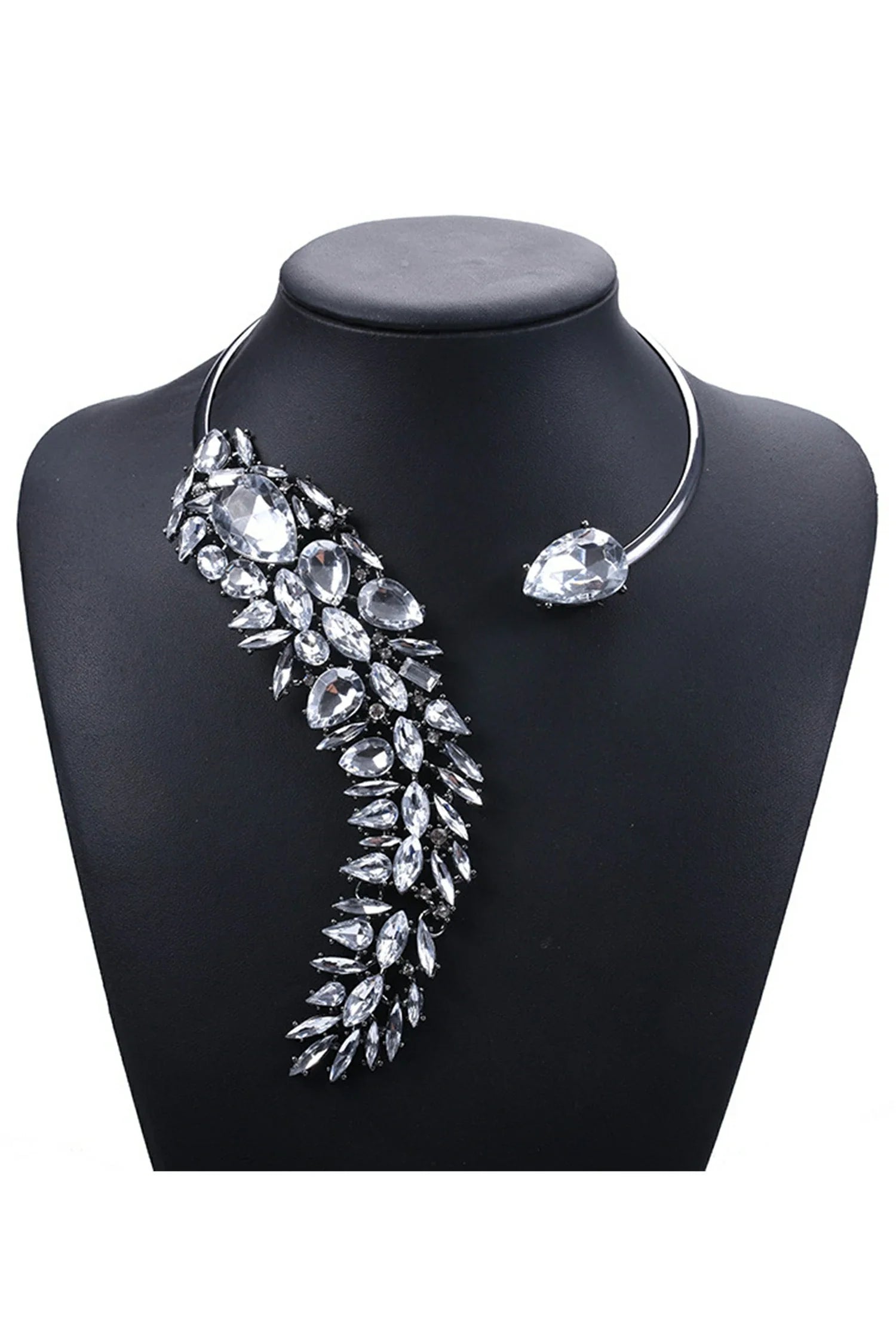 Emily Diamond Flower Necklace