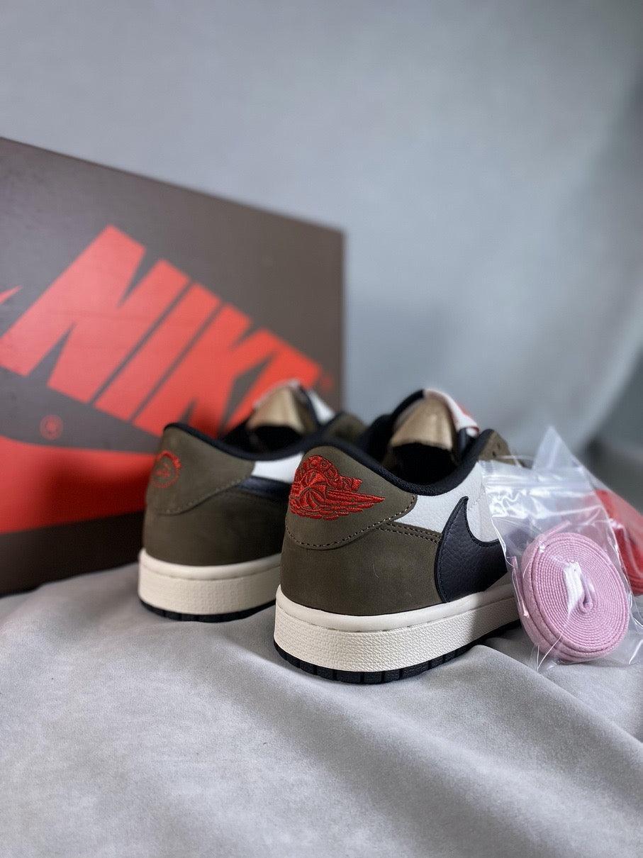 Custom Fragment x Travis Scott x Air Jordan 1 Low CQ4277-990 - tntwear1