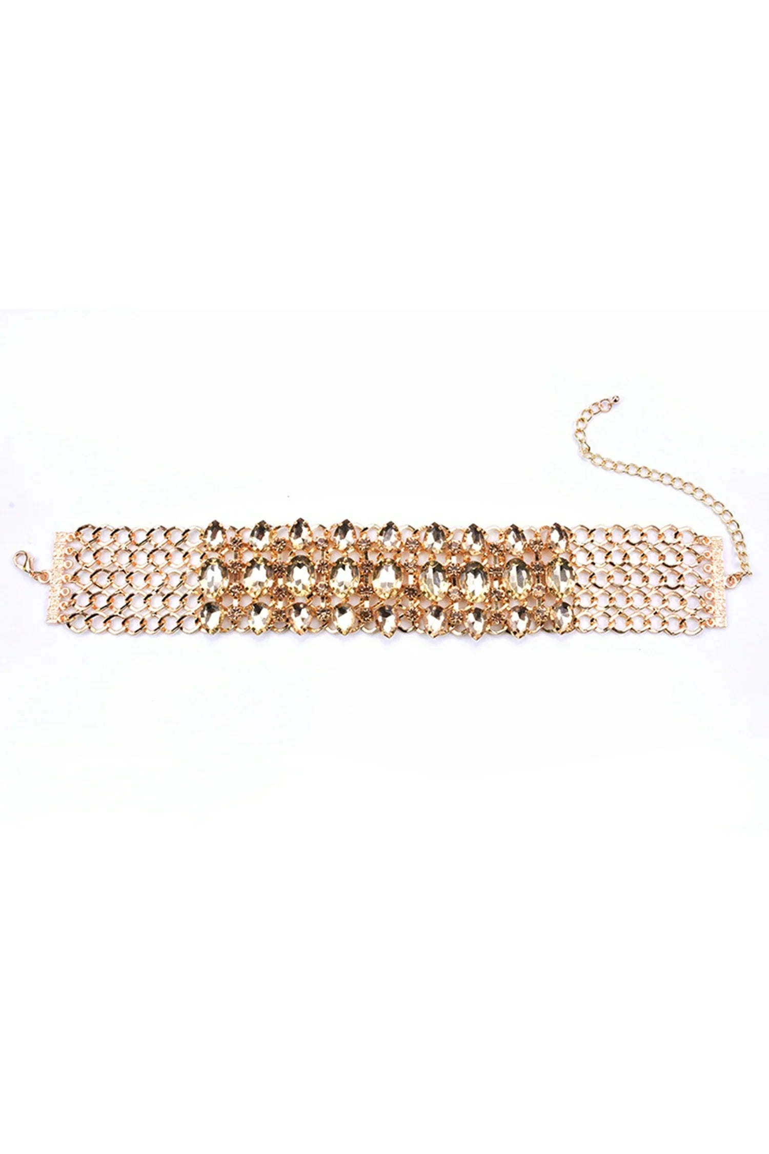 Laiken Crystal Gold Necklace