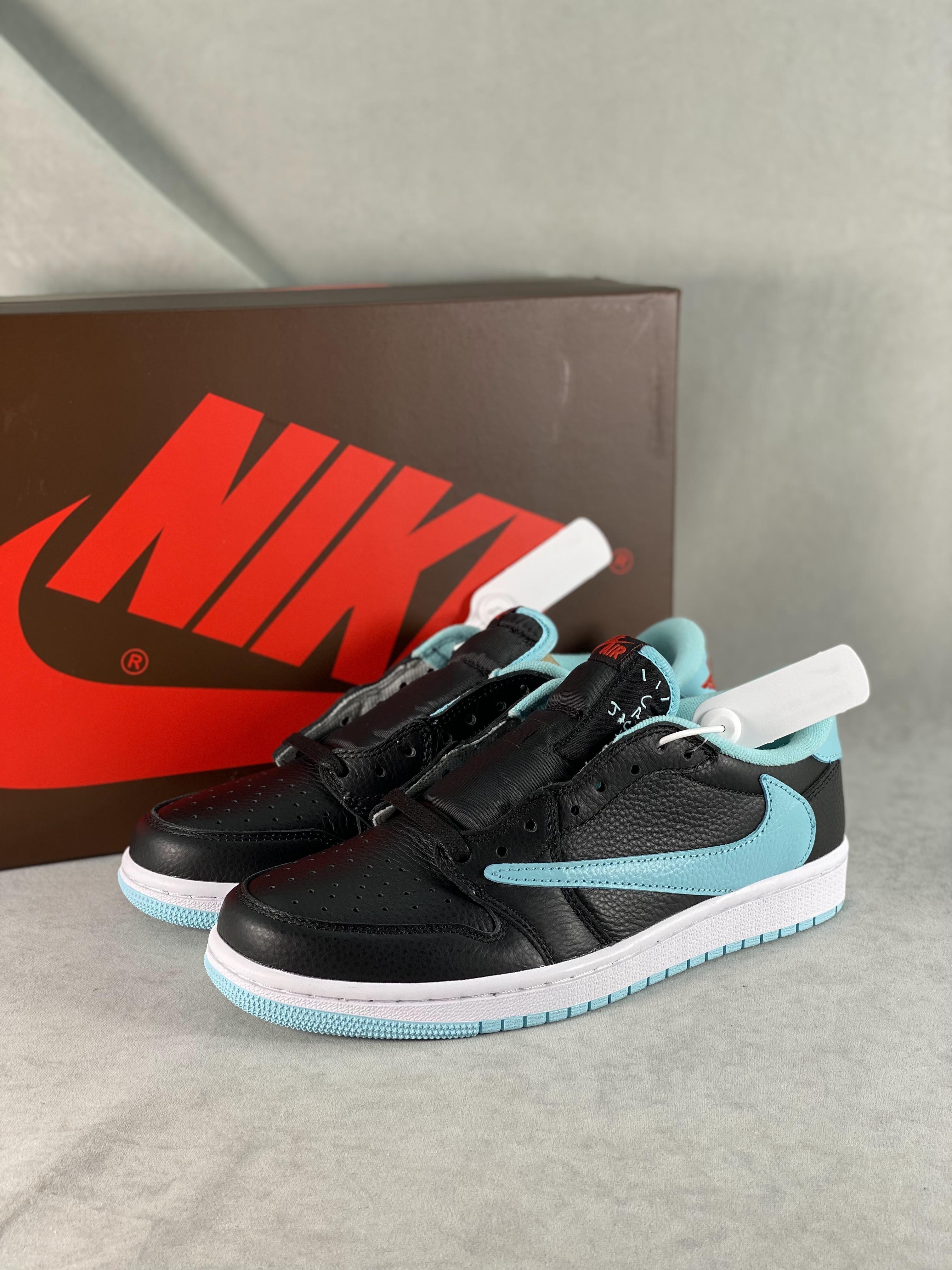 Custom Travis Scott x Air Jordan 1 Reverse Mocha DM7866 701 - tntwear1