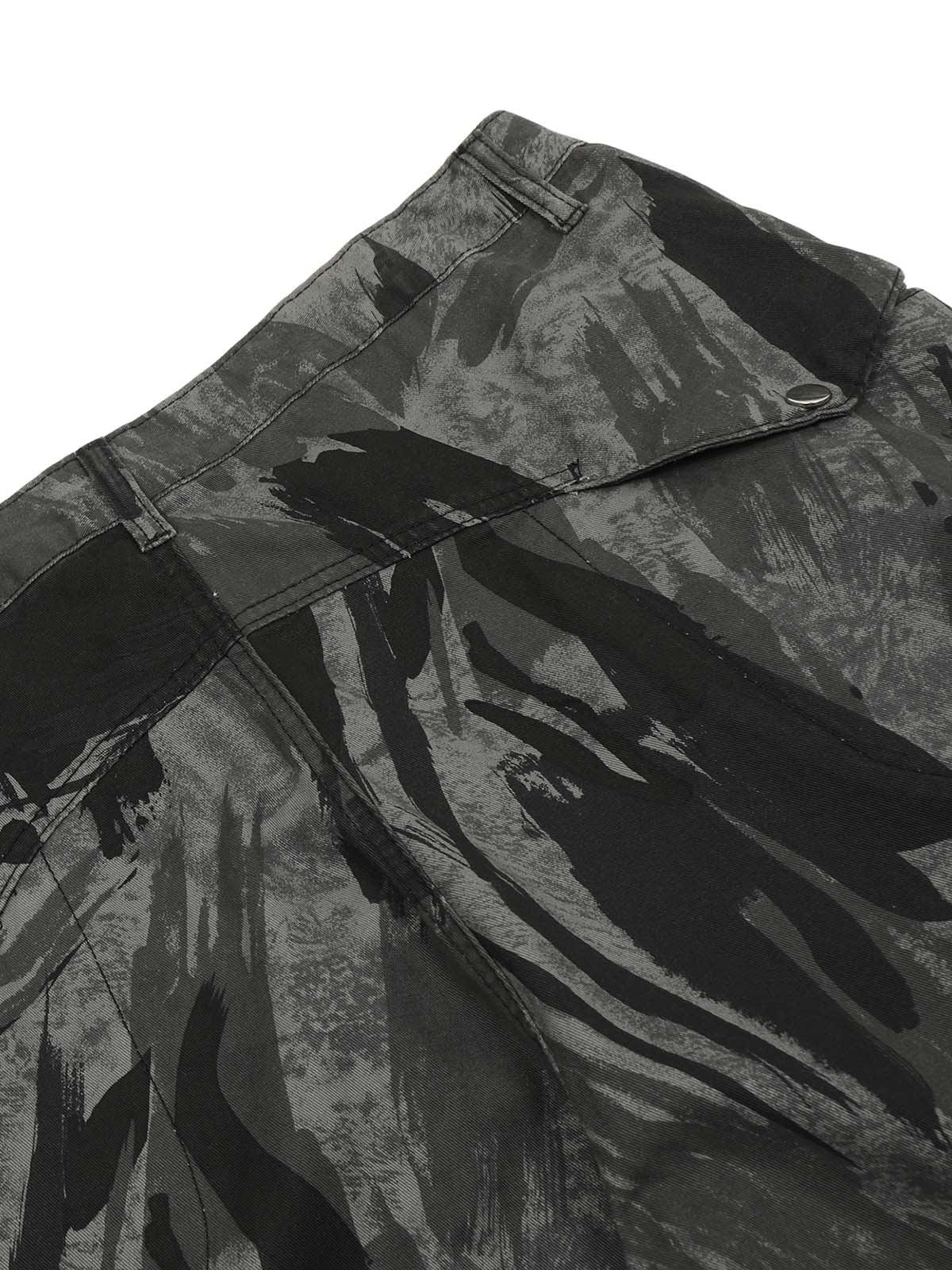 Tntwear Multi-Pocket Camo Cargo Pants