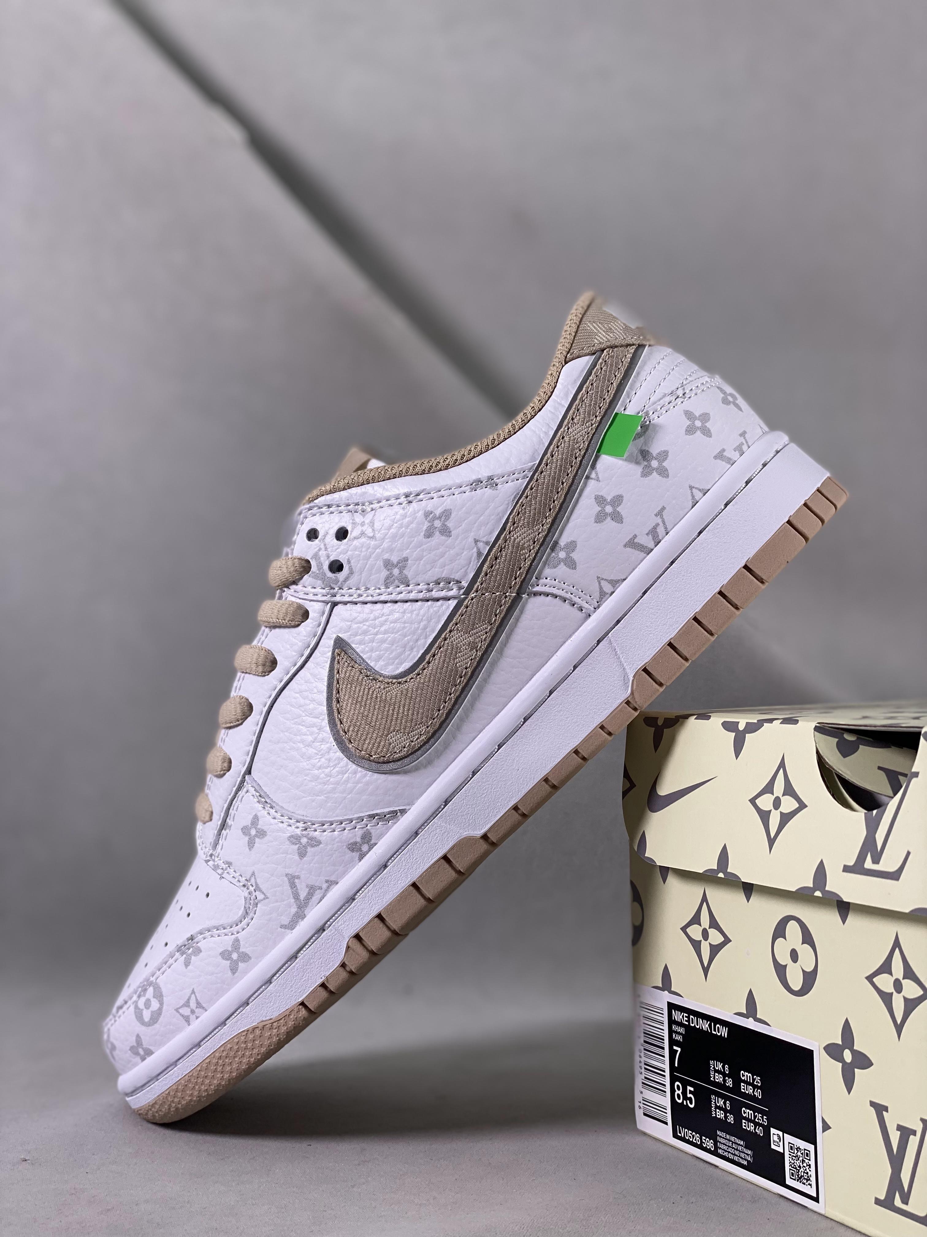 Custom SB Dunk Low x LV LV0526 596 - tntwear1