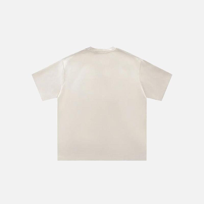 Solid Stripes Loose T-Shirt - tntwear1