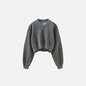 Women's Fleece Cropped Sweatshirt - tntwear1