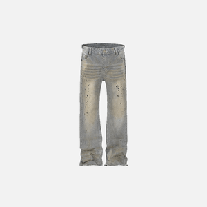 Splash-Ink Washed Jeans - tntwear1