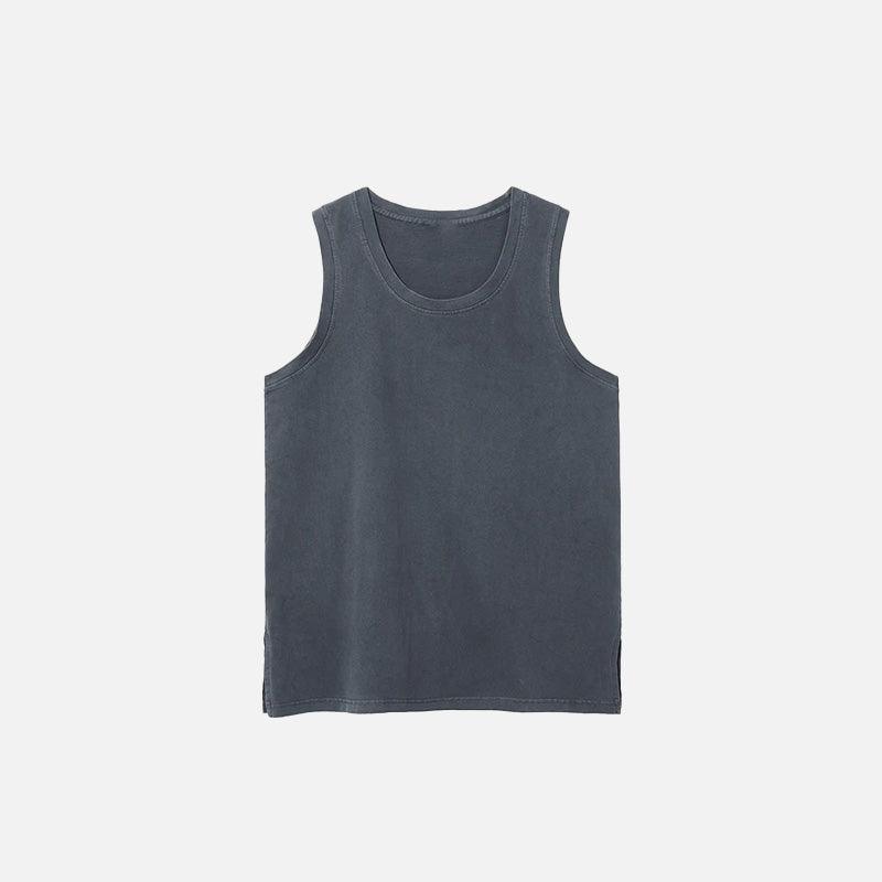 Side Slit Unisex Sleeveless T-shirt - tntwear1