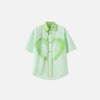 Green Heart Graffiti Women's Shirt - tntwear1