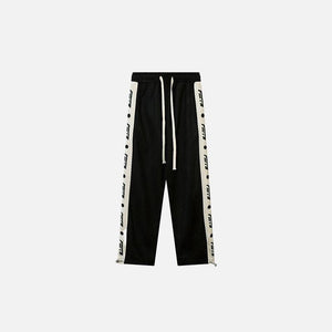 Side Striped High-waist Sweatpants - tntwear1