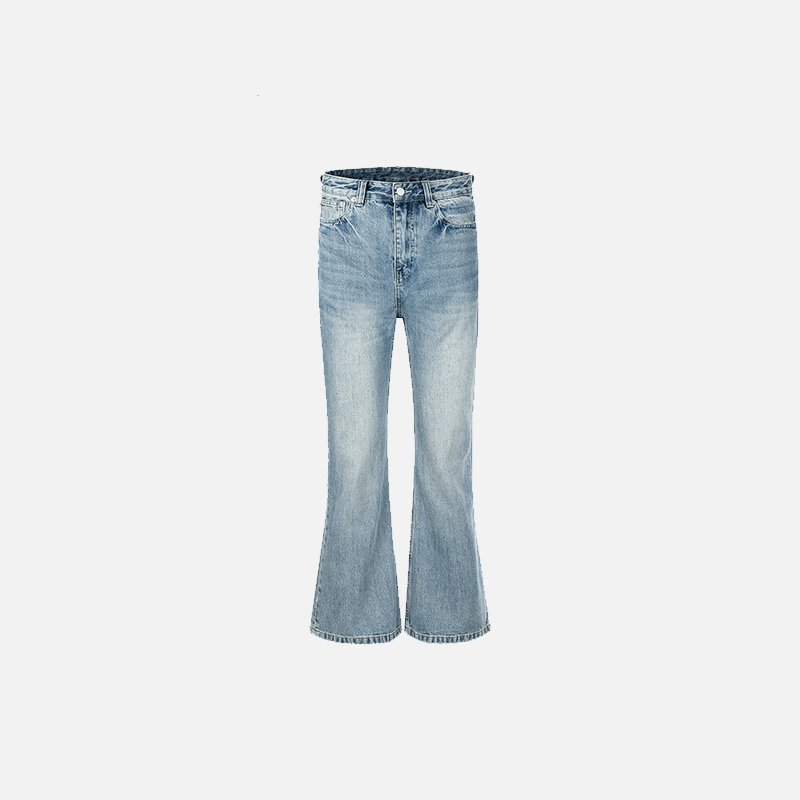 Washed Ash Micro Jeans - tntwear1